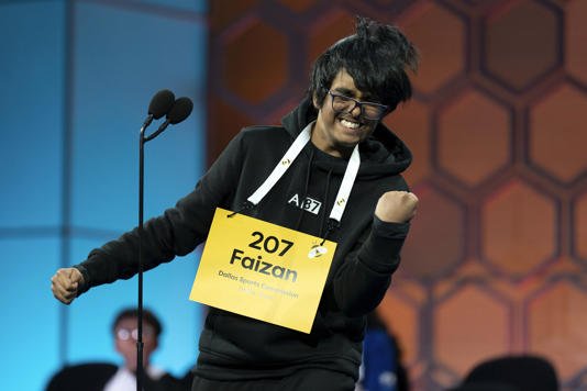 National Spelling Bee runners-up rarely go on to win. But Faizan Zaki hopes to defy the odds